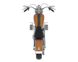 motocicleta isolado em fundo. 3d Renderização - ilustração png