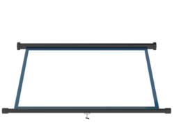 Mounted screen isolated on background. 3d rendering - illustration png