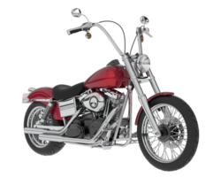 Motorcycle isolated on background. 3d rendering - illustration png