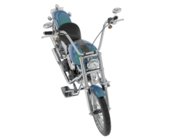 motorcykel isolerat på bakgrund. 3d tolkning - illustration png