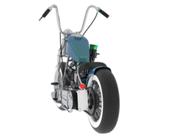 motorcykel isolerat på bakgrund. 3d tolkning - illustration png