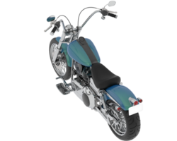 moto isolé sur Contexte. 3d le rendu - illustration png