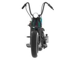 motorcykel isolerat på bakgrund. 3d tolkning - illustration png