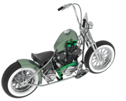 motociclo isolato su sfondo. 3d interpretazione - illustrazione png