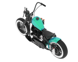 motorcykel isolerat på bakgrund. 3d tolkning - illustration png