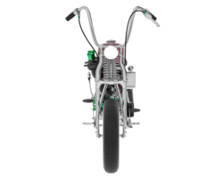 motocicleta isolado em fundo. 3d Renderização - ilustração png