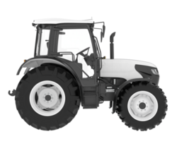 tracteur isolé sur Contexte. 3d le rendu - illustration png