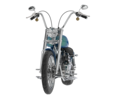 motorcykel isolerat på bakgrund. 3d tolkning - illustration png