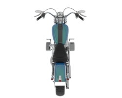 motorcykel isolerat på bakgrund. 3d tolkning - illustration png