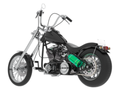 motorcykel isolerat på bakgrund. 3d tolkning - illustration png