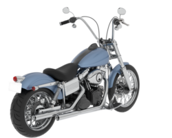 motorcykel isolerat på bakgrund. 3d tolkning - illustration png