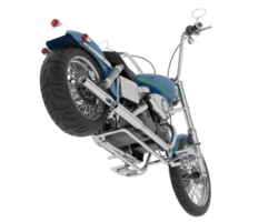 motorcykel isolerat på bakgrund. 3d tolkning - illustration png