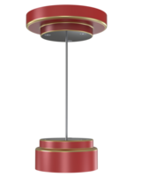 Pole tanzen Bühne isoliert auf Hintergrund. 3d Rendern - - Illustration png