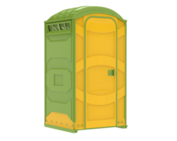 openbaar toilet geïsoleerd Aan achtergrond. 3d renderen - illustratie png