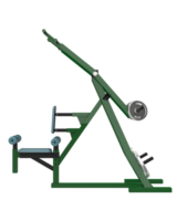 Gym Utrustning isolerat på bakgrund. 3d tolkning - illustration png