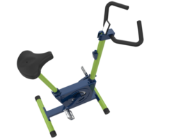 Gym Utrustning scen isolerat på bakgrund. 3d tolkning - illustration png