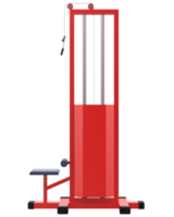 Sportschool uitrusting geïsoleerd Aan achtergrond. 3d renderen - illustratie png