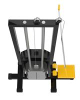 Gym equipment isolated on background. 3d rendering - illustration png