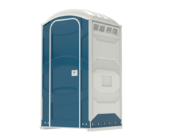 openbaar toilet geïsoleerd Aan achtergrond. 3d renderen - illustratie png