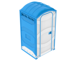 openbaar toilet geïsoleerd Aan achtergrond. 3d renderen - illustratie png