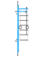 gimnasio equipo aislado en antecedentes. 3d representación - ilustración png