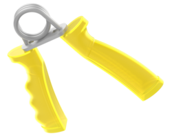 Hand grip gym equipment isolated on background. 3d rendering - illustration png