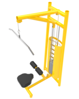 Gym Utrustning isolerat på bakgrund. 3d tolkning - illustration png