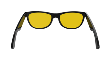 Soleil des lunettes isolé sur Contexte. 3d le rendu - illustration png