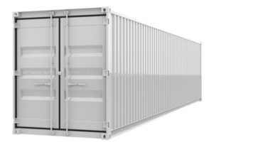 Super cargo container isolated on background. 3d rendering - illustration png