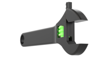 ajustable llave inglesa aislado en antecedentes. 3d representación - ilustración png