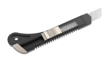 cortador faca isolado em fundo. 3d Renderização - ilustração png