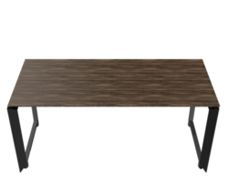 Modern desk table isolated on background. 3d rendering - illustration png