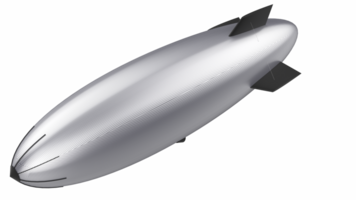 dirigible aislado en antecedentes. 3d representación - ilustración png