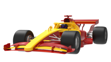 racing auto geïsoleerd achtergrond. 3d renderen - illustratie png