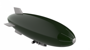 dirigible aislado en antecedentes. 3d representación - ilustración png