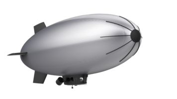 Airship isolated on background. 3d rendering - illustration png