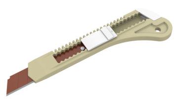 fräs kniv isolerat på bakgrund. 3d tolkning - illustration png