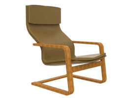 moderne chaise isolé sur Contexte 3d le rendu - illustration png