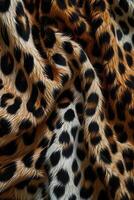 AI generated Wild Allure Maximalist Elegance in Exotic Animal Print Fabrics photo