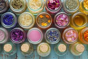 AI generated Apothecary Artistry Captivating Design in Every Jar photo