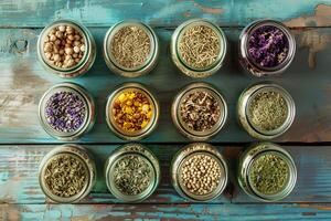 AI generated Apothecary Artistry Captivating Design in Every Jar photo