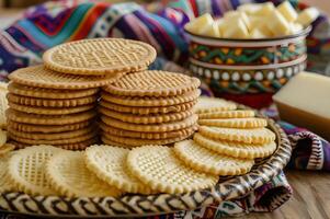 AI generated Essence of Colombia Exploring the Typical Flavors of Colombian Desserts photo