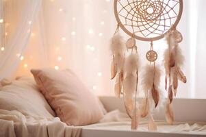 AI generated Nurturing Elegance A Boho Baby Nursery in Cozy Muted Tones photo