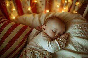 AI generated Whimsical Circus Charm Baby's Cute Room Decor in Soft Hues photo