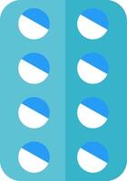 Pill Flat Icon vector