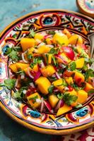 AI generated Fresh Fiesta A Colorful Mexican Recipe with Bold Flavors photo