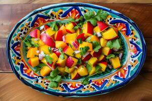 AI generated Fresh Fiesta A Colorful Mexican Recipe with Bold Flavors photo