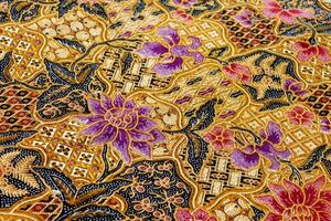 Indonesian Heritage Traditional Java Batik Pattern photo