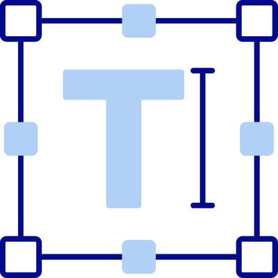 Text Line Filled Icon