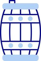 Barrel Line Filled Icon vector